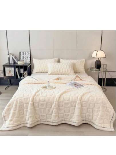 Cobija King Size Estampado de Corazon Variedad de colores