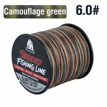 300M 4 Strands Braided Multifilament Fishing Line Camo Blue/ Camo Green Durable Long Casting Bass Carp Freshwater Saltwater 0.8#-8.0# PE Line. - Multicolor - View 14