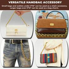 Encantos de bolso, encantos de bolso dorados decorativos para bolsos - Regalos de Navidad para rellenar medias de mujer - Oro-1 - Ver 3