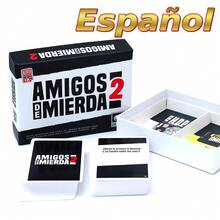 Juego de mesa de cartas "Friends 2" en español, juego de fiesta divertido - Negro - Ver 8