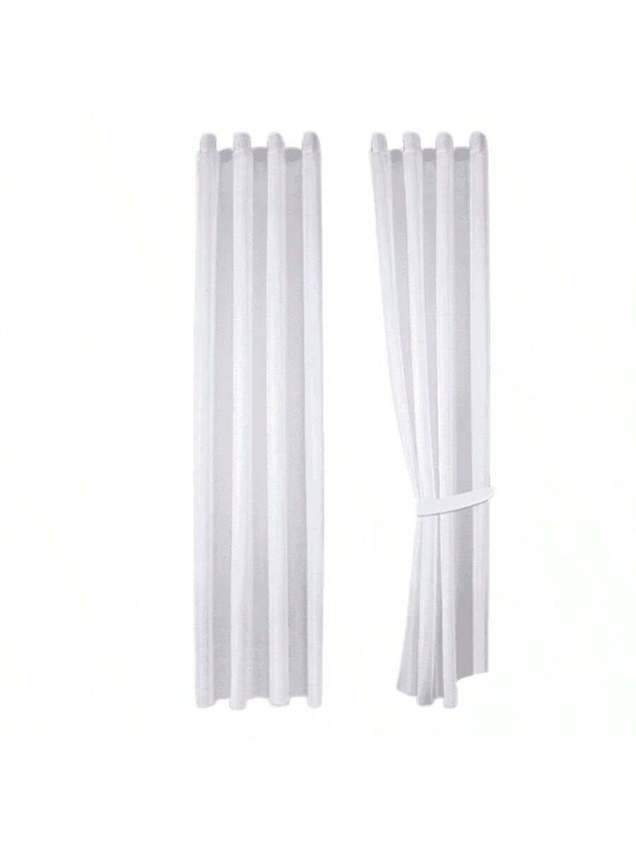 Cortinas transparentes Color Blanco de alta durabilidad de 140cm*225cm, CORTINA 1 PZ