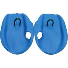 Swim Paddles - Swimming Paddles 1 Pair of Hand Fins Swimming Adult Unisex, Strength Training Aid, Upper Body Resistant Gloves Novice and Professional Use - Azul - Ver 2