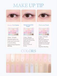 Dasique 20-Color Eyeshadow Palette, Highly Pigmented Long-Lasting Formula, Suitable For Graduates, Birthdays, Easy To Apply, Smooth Texture, Vegan Formula, No Animal Testing, Essential For Holidays, Rose Girl Charm Colors, Christmas Gift For Her, Fashion Cosmetic Brand, Back To School, Bridal Wedding, Summer, Valentine's Day, Vacation - #05 Cotton Powder - 查看 5