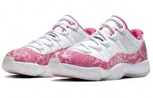 Air Jordan 11 Retro Low 'Pink Snakeskin' White Black-Pink Sneakers Women AH7860-106 - 彩色 - 查看 2