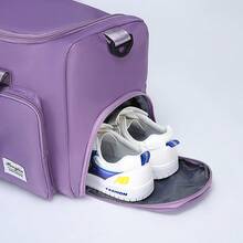 Large Zipper Duffel Bag, Foldable Travel Storage Bag Carry-On Bag, Simple Weekender Overnight Bag Beachweekend Bag Travel Bag Vacation Bags For Travel