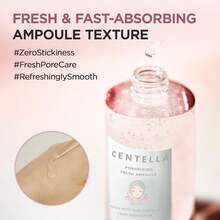 2pcs Centella Asiatica Essence Mud Mask + Madagascar Centella Asiatica Pore Refining Ampoule - Quick Application, Pore Tightening, Deep Hydration, Soothing Repair - Soothing Moisturizing | Oily Combination Skin - Daily Skincare Travel Size - Baby Pink - View 3