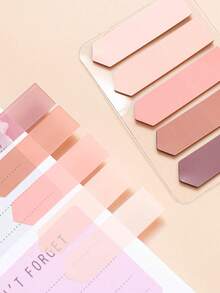 100pcs Gradient Pastel Color Arrow Shaped Removable Reusable Sticky Notes, Strong Adhesive, Tear-Resistant, Suitable For Notebooks, Daily Planners, Study Notes, Office File Labeling, Diaries, And DIY Scrapbooking