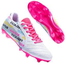 Men's Football Shoes, Men's And Women's Indoor Turf Football Shoes, Training Football Boots, Unisex Version - White - View 3