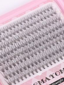 This 640pcs Set Includes 10D/20D/30D/40D/50D/120D/140D/160D Mixed Synthetic Mink Hair False Eyelashes, With A Curl Of 0.07mm And Length Of 10-16mm. It Contains Natural-Looking 3D Russian Volume False Eyelashes Suitable For Beginners And Reusable. - D - View 9