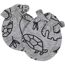 Gerber Juegos de gorro y manoplas de 8 piezas y 9 piezas Manoplas para Bebé-Niñas(8pc Grey Jungle 0-3 Meses) - Multicolor - Ver 2