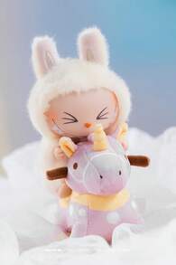 Pop Mart 100% 正品 THEMONSTERS 坐姿派对毛绒盲盒 - 密封神秘盒 - 随机密封收藏品（仅此一盒）