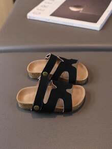 1 Pair Khaki Children Sports Sandals, Infant Beach Shoes, Toddler Summer Casual Sneakers - Yellow - View 6