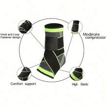 Compression Ankle Wrap Is Suitable For Yoga Pilates Home Sports Fitness Basketball Football Hiking Etc(Single Pack)
