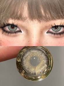 3D Contact Lens Case Set, Portable Travel Accessories For Daily Outdoor Use, Holiday Gifts, Exclusive For Halloween Role Play, Masquerade Party,6-Month - 彩色 - 查看 2