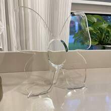 亚克力蝴蝶花瓶，简约现代家居装饰花瓶，装饰亚克力花瓶，家居装饰，情人节装饰品，新家装饰，简约装饰 - 無色 - 查看 7