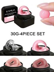 KAMUA 100g/30g Solid Extension Gel, Suitable For Nails - 3D Nail Art Sculpture Gel, Transparent Non-Sticky, Can Be Used For Carving And Shaping, Double-Ended Design, Flower Nail Decoration, Suitable For DIY Manicure At Home - Nhiều màu - Xem 11