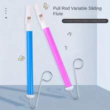 1个哨子，可吹奏和滑动，发声玩具，派对道具，生日礼物，节日饰品 - 彩色 - 查看 7