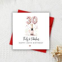 30th Birthday Card, 30 Years Old, Radiant Charm, 30th Birthday, Milestone Card, Friend's Birthday Card, Best Friend's Birthday Gift - Multicolor - View 8