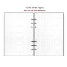 45 Sheets A5 A6 A7 Loose Leaf Notebook Refill Spiral Binder Inner Page Weekly Monthly To Do Line Dot Grid Inside Paper Stationery - Multicolor - View 12