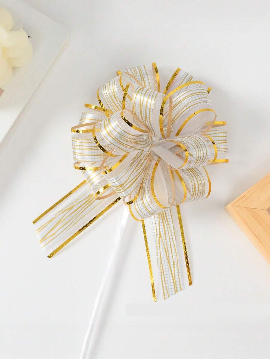 10 pièces Nœud papillon pour emballage cadeau, nœud papillon multicolore en ruban pour panier cadeau, mariage, décoration, emballage cadeau