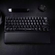 Bộ keycap bàn phím cơ cá nhân hóa màu đen "Obsidian", phù hợp với bàn phím cơ 67/87/104 phím, bàn phím trục từ DIY - màu đen - Xem 1