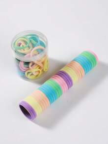 50/100/200pcs Pack Women's Multi-Color Fashion Simple High Elastic Thick Headbands, Super Stretchy Non-Slip Seamless Edge, Durable, Secure Fit, Suitable For Women And Teens, Can Be Used For Ponytails, Sewing, Crafts, Daily & Occasions - Large Capacity Headbands, Essential For Salon, Home And Party, Hair Ties, Rubber Bands, Hair Ropes, Elastic Hair Bands