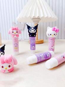 Sanrio 1pc HelloKittys   Solid Glue Cute Diy Crafting Rotating Model Making Supplies For Teens & Adults