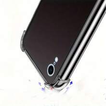 3件装透明防摔手机壳，兼容三星系列，适用于Galaxy S24/Galaxy S23/Galaxy S22/Galaxy S21/Galaxy S20/Galaxy S10/Galaxy A73/Galaxy A80/Galaxy A81/Galaxy A72/Galaxy A71/Galaxy A55/Galaxy A54/Galaxy A51/待定型号防摔手机壳。 - 無色 - 查看 5