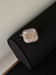 Minimalist Black Line Pattern 4/ Pro 3 Case, Protective Cover For Apple Pro 2/ 3 Wireless Bluetooth Earphones, Anti-Drop, Transparent - Multicolor - View 4