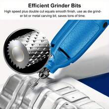 5/10pcs Tungsten Carbide Rotary Burr Set - 1/4" 6mm Shank, 6x10mm/3x6mm Double Cut Rotary Burr - Multi-Purpose Carving & Cutting For Metal, Wood, Stone, Plastic - High Hardness Milling Cutter Tool Kit - Multicolor - View 6