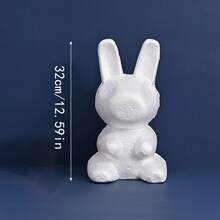 1件装DIY玫瑰熊手工套装 - 泡沫泰迪熊制作材料包，适合情人节和母亲节装饰，包含拥抱熊、多种尺寸的泰迪熊、兔子、狗狗模具及模型配件，手工家居装饰