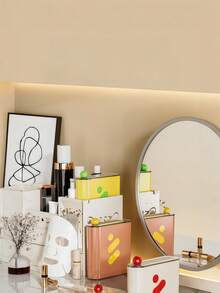 La caja de almacenamiento de 1 pieza para máscaras presenta una artesanía reforzada en sus detalles, con una textura sólida que no se deforma fácilmente, lo que la hace adecuada para el almacenamiento a largo plazo de máscaras. El diseño sellado bloquea firmemente la limpieza, aísla el polvo y las bacterias, y protege la higiene del cuidado de la piel. Su resistencia a bajas temperaturas la hace adecuada para la refrigeración en el refrigerador, decoración de la sala de maquillaje - Multicolor - Ver 2