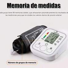 Monitor de toma de presión arterial de brazo recargable usb - Blanco - Ver 5