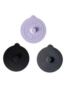 Tampas de silicone para copos, 1 peça, antiderrapantes e à prova de poeira para canecas, copos, xícaras de chá, tampas reutilizáveis com pega nervurada, itens essenciais para a cozinha, para festas e para o dia a dia, presente perfeito para familiares, colegas e amigos no Natal ou Halloween