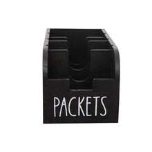 1个带隔层的木制调料架，厨房台面/桌面收纳盒，多功能收纳架，家居整理收纳篮，乡村风装饰，质朴收纳，耐用木篮，厨房收纳篮，分隔盒，居家烹饪必备，简约家居装饰