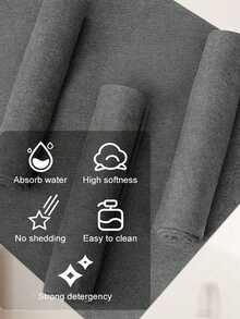 10pcs Magical Glass Cleaning Cloths, Streak-Free And Lint-Free Wiping, Reusable Glass Cleaning Rags, Household Cleaning Cloths For Kitchen, Bathroom, Home - Grey - View 7