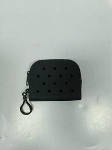 纯色软吊坠小硅胶钱包 硅胶穿孔袋 女士可手洗卡包 拉链封口 女士钱包 迷你钱包 钱包 小钱包 钱包钥匙扣零钱包 女士钱包 - 彩色 - 查看 12