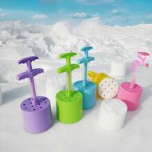 1个2022新款雪球夹，蜂窝夹，户外雪地/沙滩玩具，雪球夹，趣味雪球夹，完美礼物 - 生日礼物 - 男孩礼物 - 女孩礼物 - 圣诞礼物 - 儿童玩具 - 彩色 - 查看 2