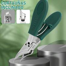 Cortaúñas Biselado con Forma de Pico de Águila, Cortaúñas Inclinado con Abertura de Mordaza Ancha y Antisalpicaduras para Personas Mayores - 1 - Ver 4