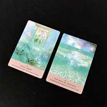 星际种子神谕55张塔罗牌，卡片材质，灵性指导与洞察工具 - 藍色 - 查看 6