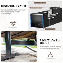 Double Rocking Chair, Oversized Egg Rocking Chairs For 2 Person, Large Wide Papasan Loveseat With Cushion And Frame, Comfort Outdoor Furniture For Reading/Relaxing Patio Garden Backyard Brown - màu nâu - Xem 6