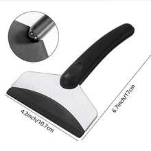 1pc Magic Snow Removal Tool Ice Scraper Frost Remover Snow Brush Windshield Car Window Scratch-Free Ice Breaker Shovel Cleaning Tool Car Winter Accessories For Car,Car Snow Brush & Snow Shovel Truck, SUV (Black),Car Interior Accessories,Car Accessories,Women's/Men's Car Accessories. - Multicolor - View 8