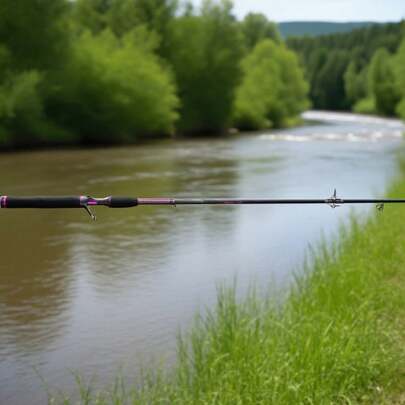 Ladies' Casting Fishing Rod - Durable & Lightweight (6'6" Medium Power)