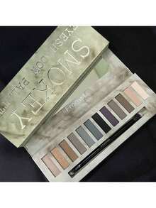 12 Colors Eyeshadow Palette With Brush Long Lasting Easy Makeup Brown Eyeshadow Palette Pink Eyeshadow Palette - 彩色 - 查看 10