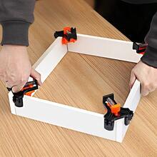 90 Degree Right Angle Clamp Fixture, Woodworking Frame Clamp, Quick Clamp Household Tool For Drilling And Installation, Woodworking Assistant - Red - View 6