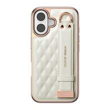 ONEGIF Synthetic Leather Phone Case With Microfiber Lining, Wrist Strap And Stand, Compatible With IPhone 16 Pro Max, 15, 14, 13, 12 - Beige - View 19