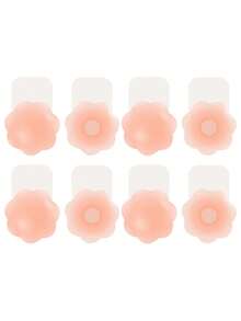12pcs/6Pairs Reusable Lifting Nipple Covers, Seamless Breathable Self-Adhesive Invisible Bra, Traceless Anti-Bump, Women's Underwear And Underwear Accessories. - 彩色 - 查看 26