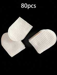 120 Soft U-Shaped Makeup Remover Pad Pads, Suitable For Face And Nails - Perfectly Removes Makeup And Nail Polish - Multicolor - View 8