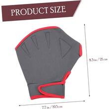 Guantes De Natacin Snorkel De Natacin para Entrenamiento Tiburn Guantes De Entrenamiento De Natacin Fideos Mirada Sorprendida Niebla Piscina Guantes De Agua Nylon - a ellos - Ver 3