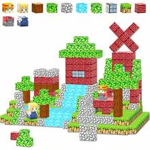 68/158/208 Stück Magnetische Bauklötze, Baue deine eigene magnetische Welt, geeignet für Kinder ab 3 Jahren, sensorisch, Montessori, Autismus Magnetspielzeug - Verschiedenfarbig - Übersicht 7